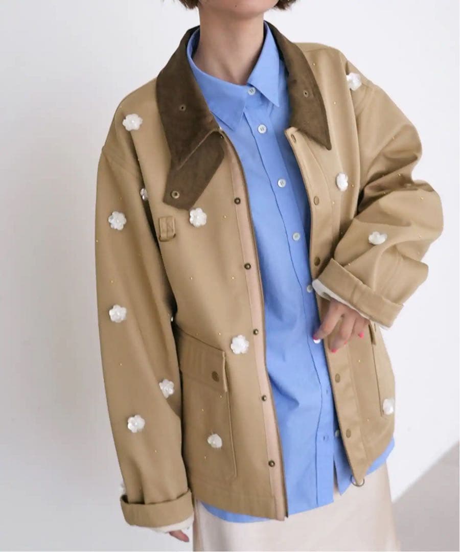 SLOBE citron. Bijou hunting ジャケット　カバーオール