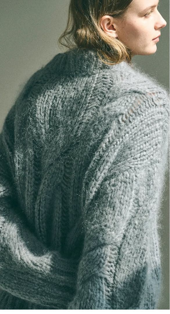 イマテリアルimmatereal クラウドモヘアセーター新品タグ付き