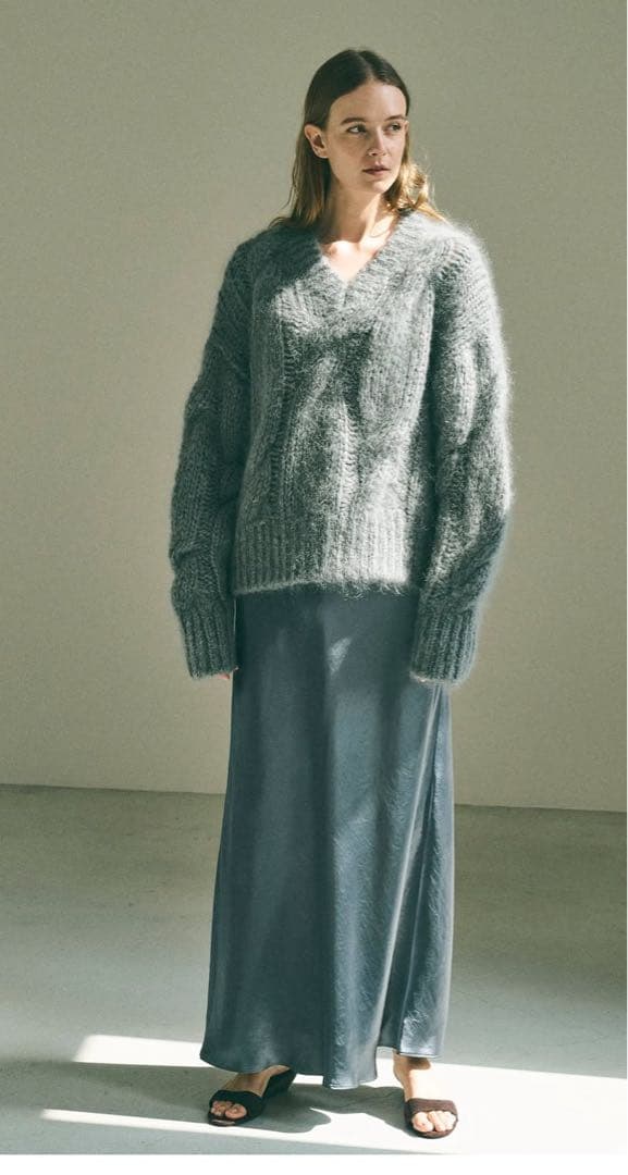 イマテリアルimmatereal クラウドモヘアセーター新品タグ付き