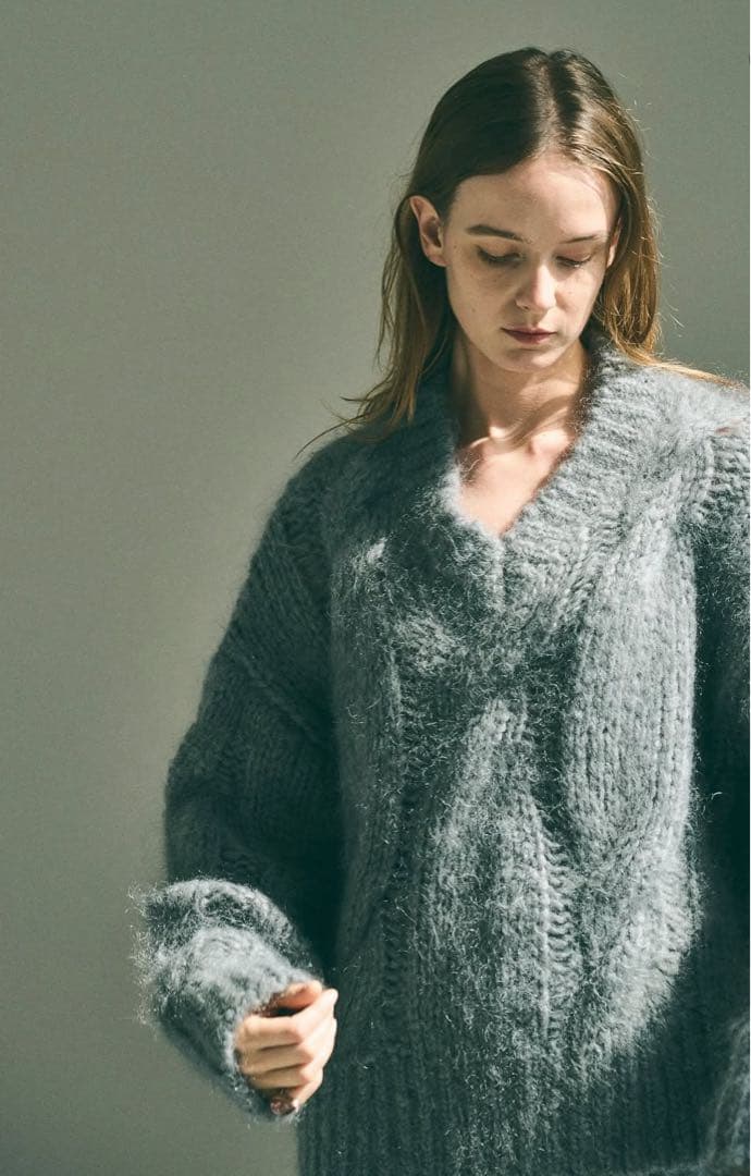 イマテリアルimmatereal クラウドモヘアセーター新品タグ付き