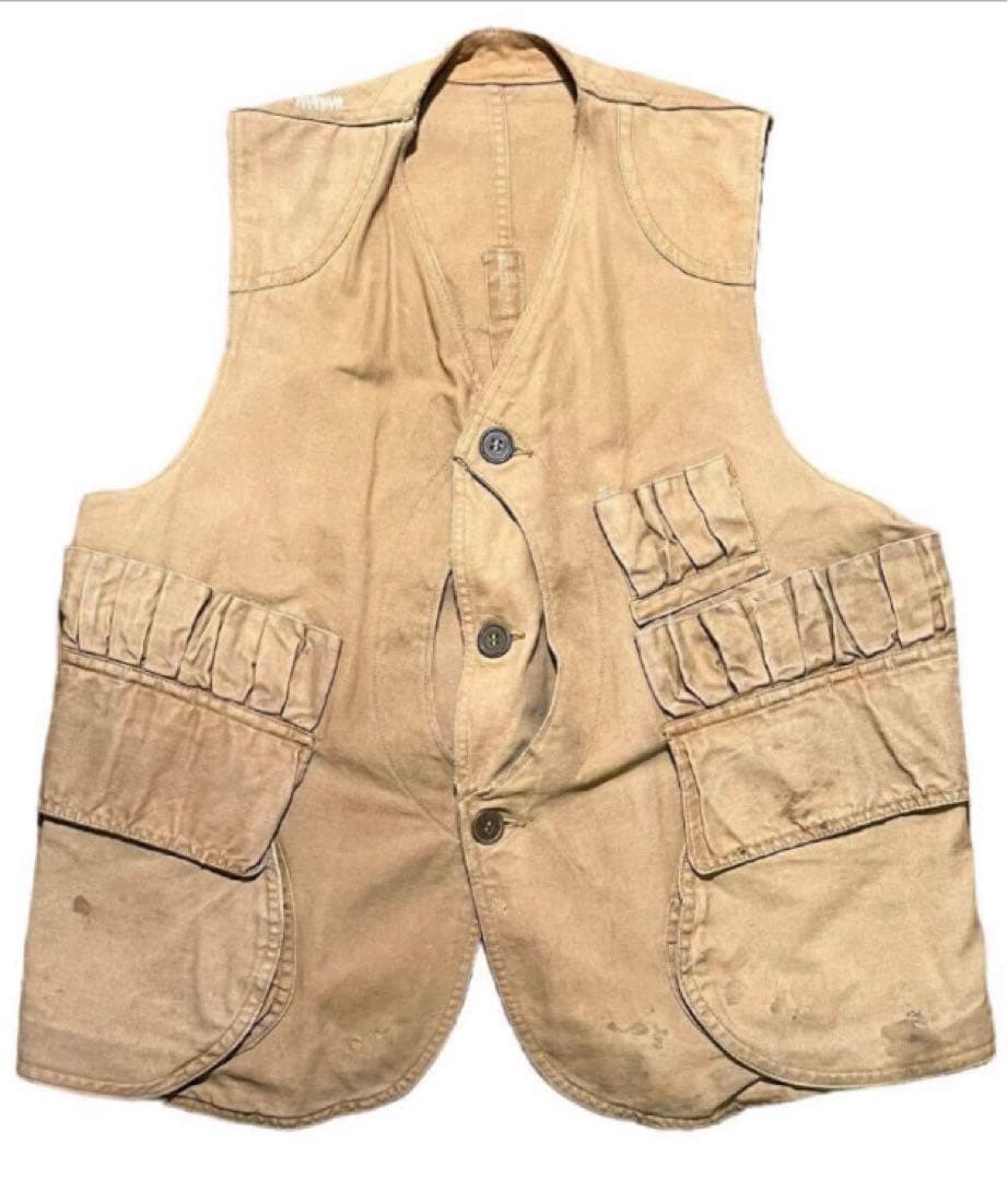 1940's 50s FIELD MASTER ハーフムーン ハンティングベスト