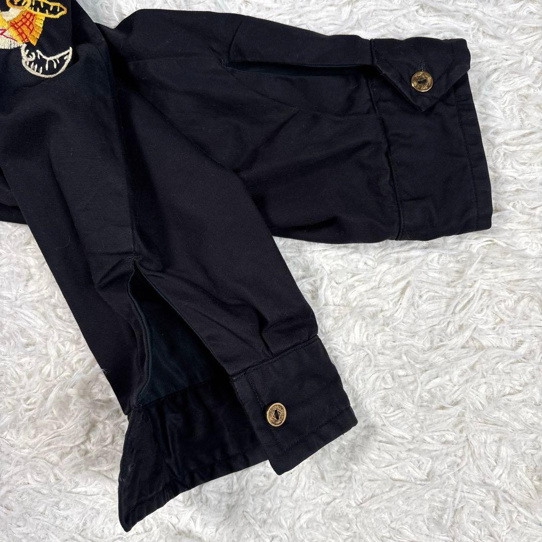 ✨美品・別注✨ビームス×東洋　ベトナムジャケット　スカジャン　雷門　ブラック　Ｌ