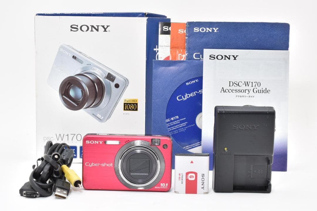 【お値下げ歓迎】SONY Cyber-shot DSC-W170 レッド