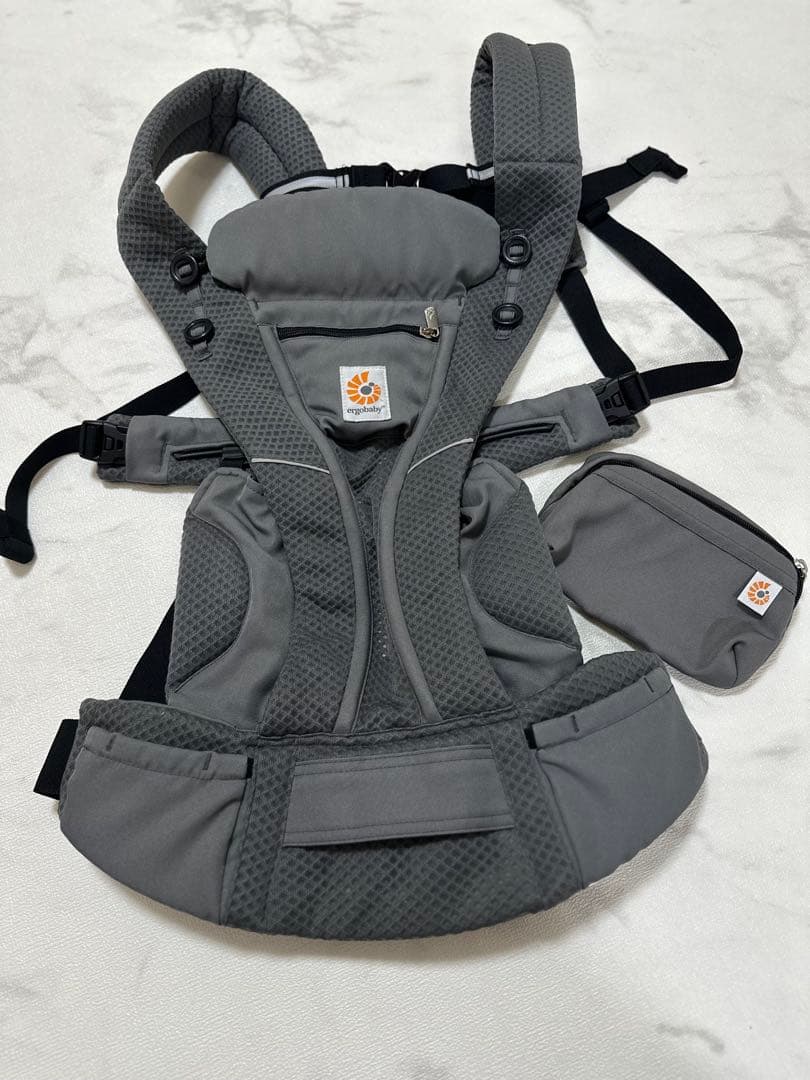 エルゴベビー 抱っこ紐 グレー　オムニブリーズ