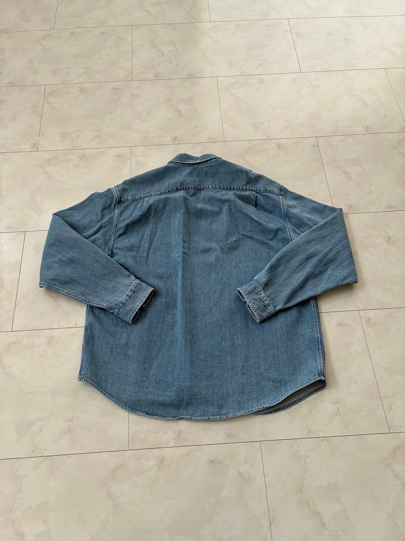 ★2回のみ使用★Supreme Small Box Shirtデニム ★Mサイズ