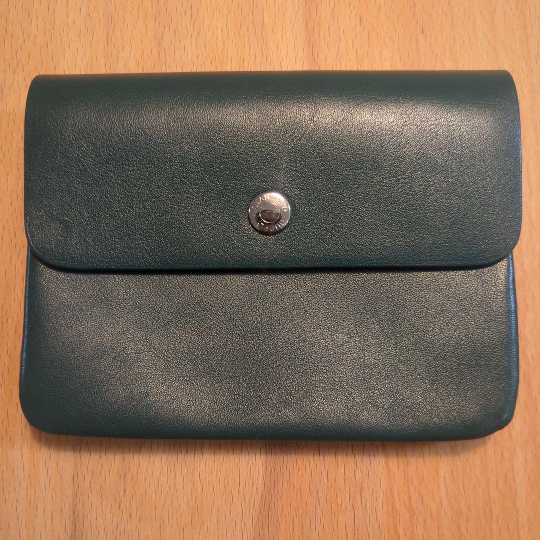 【美品】スタンダードサプライ　パルフラップウォレット ダークグリーン 財布