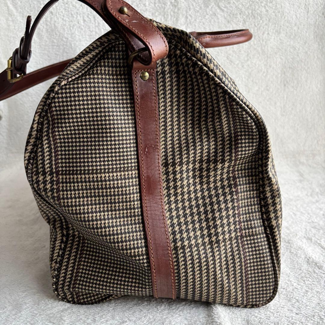 ✨️美品 ポロラルフローレン ボストンバッグ ブラウン PVCレザー 2WAY