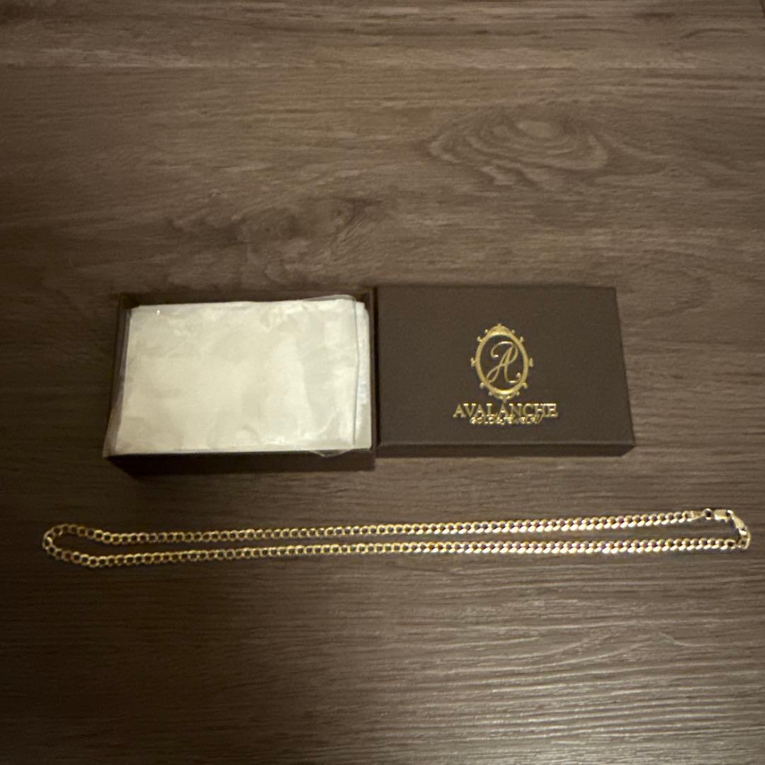 AVALANCHE 10Kイエローゴールドネックレス 45cm-55cm