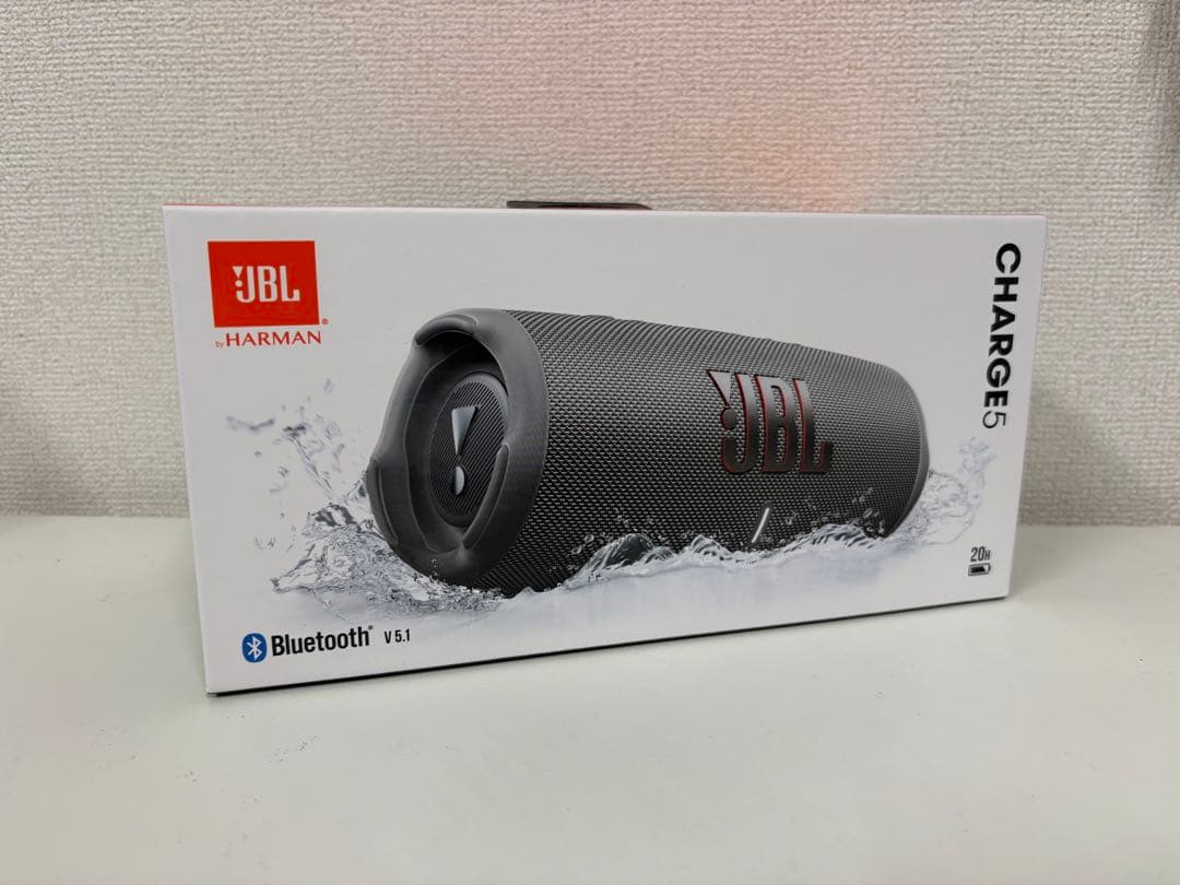 新品未開封 JBL CHARGE5 Bluetoothスピーカー グレー 灰色
