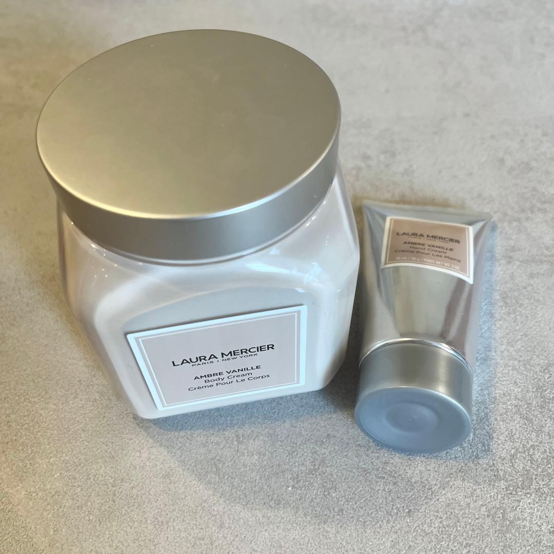 2点セット＊ ローラ メルシエ アンバーバニラ ボディクリーム ハンドクリーム