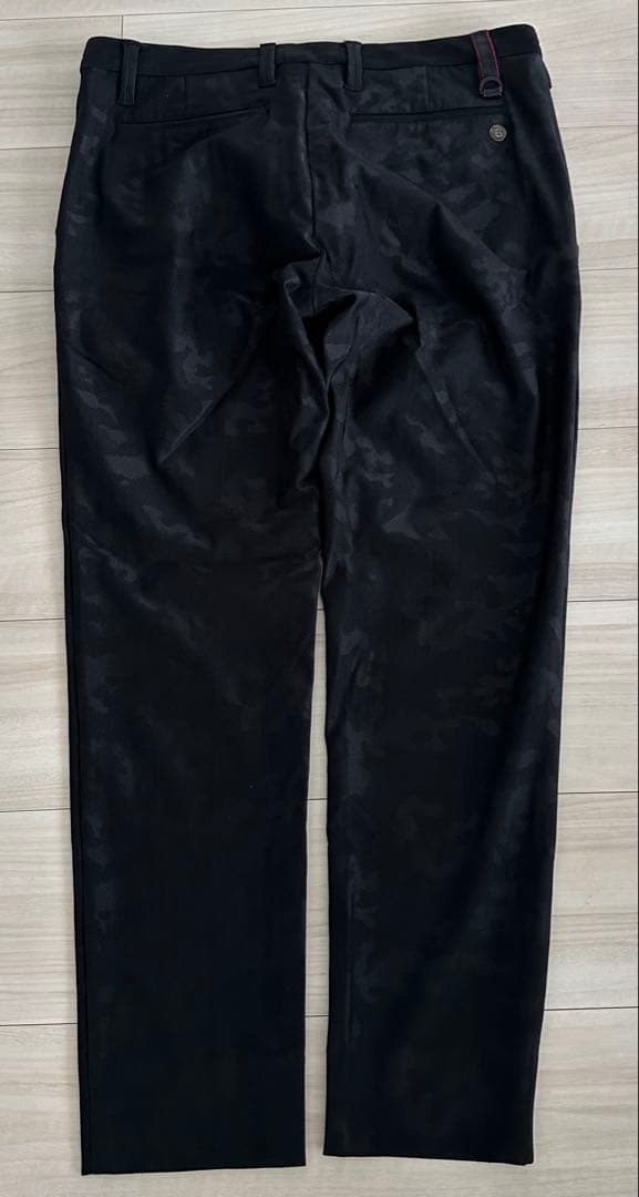 ブリーフィング ゴルフ カモフラ/迷彩柄ベーシックモデルパンツ　ブラック