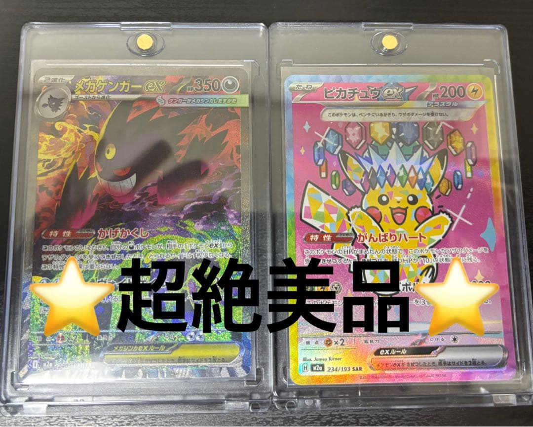 メガゲンガー　ピカチュウ　メガドリーム　sarセット