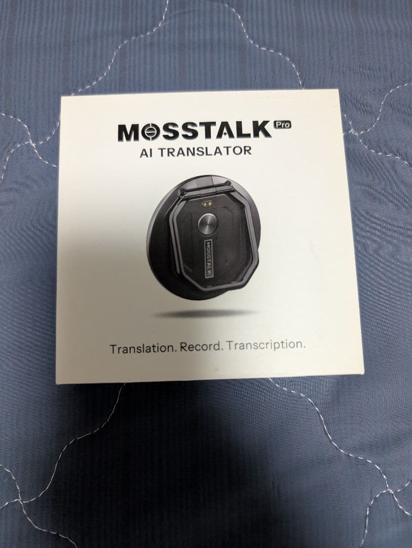 【新品】MOSSTALK Pro AI翻訳機 143言語