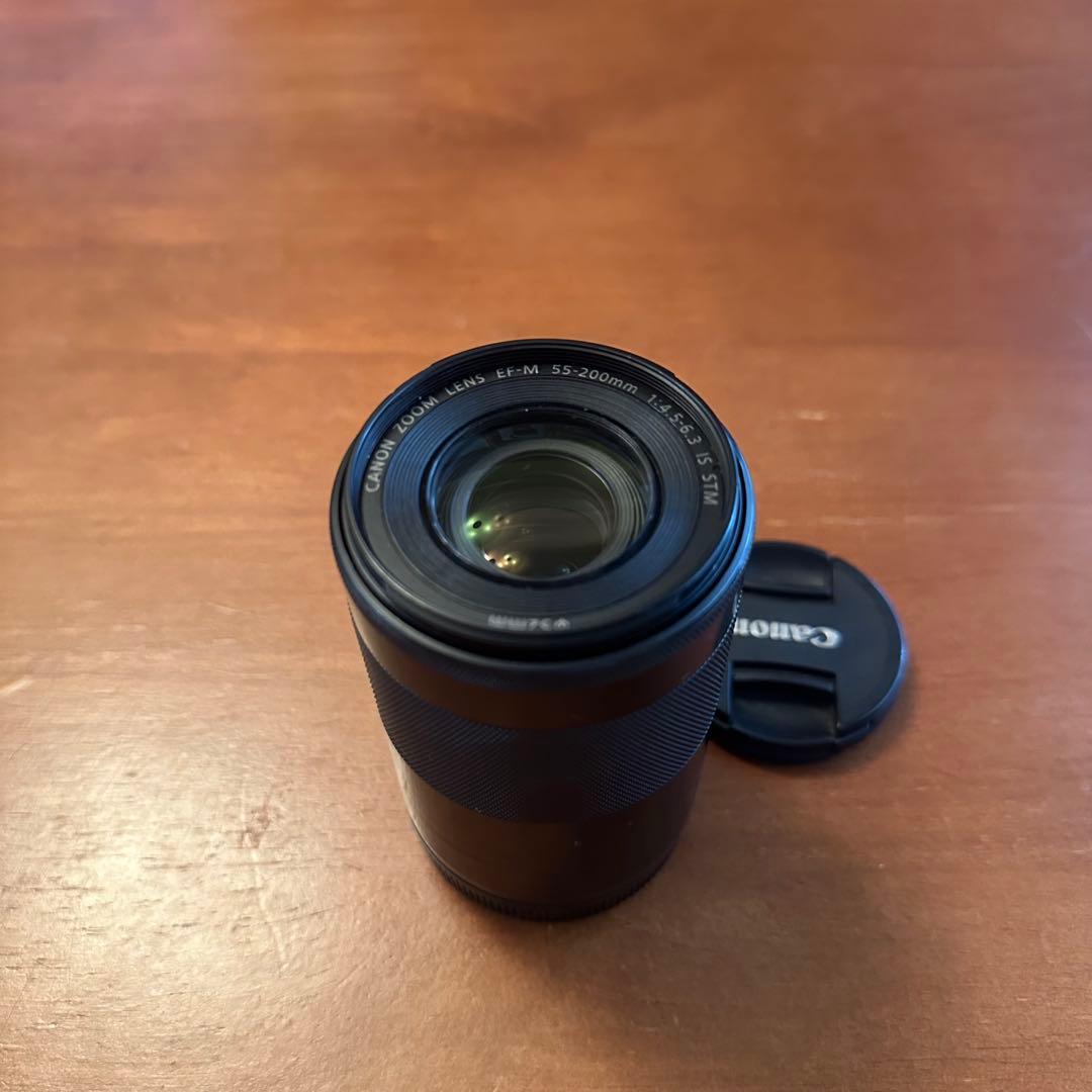 【ジャンク】Canon ミラーレス 望遠レンズ EF-M55-200mm
