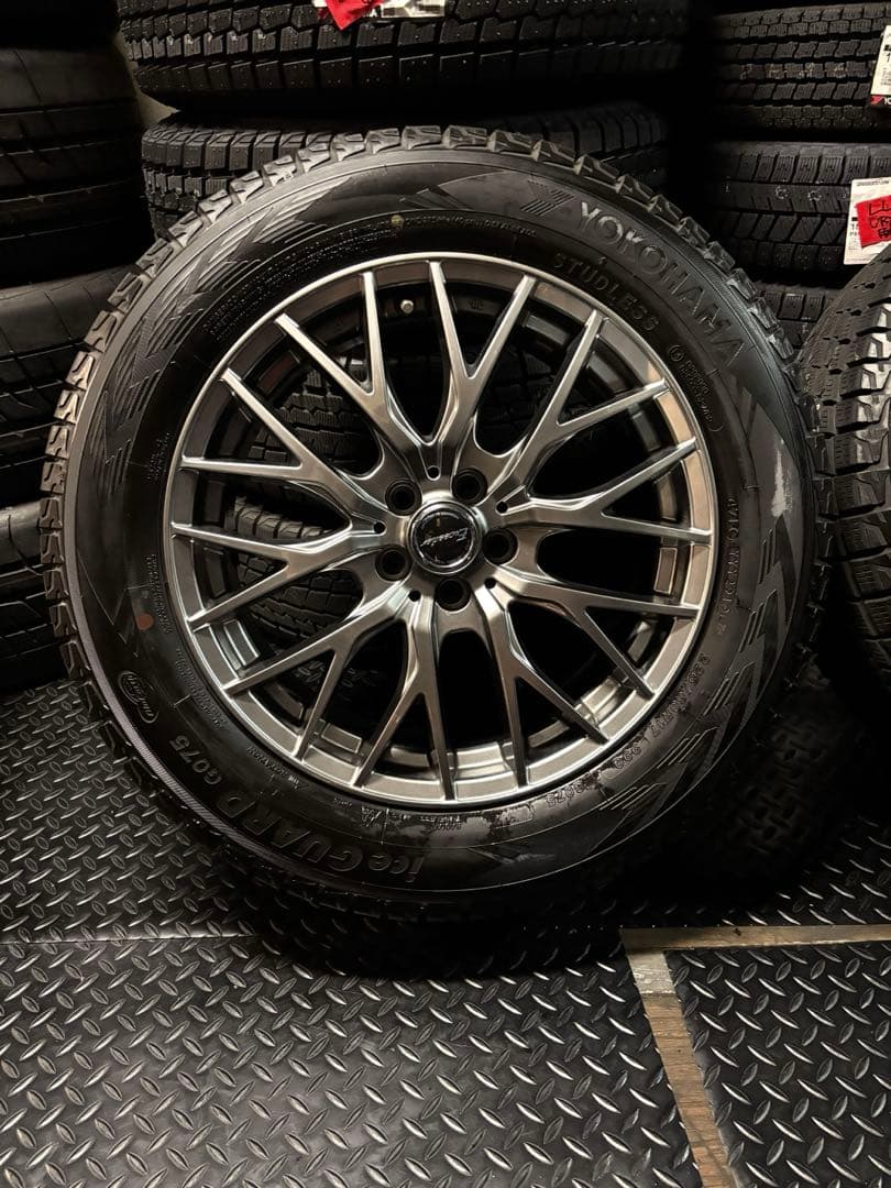 ◆送料込み◆ 225/60R17 中古スタッドスホイール4本 XV フォレスター