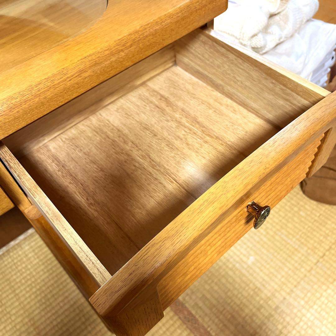 大塚家具　ドレッサー　アンティーク　ブラウン