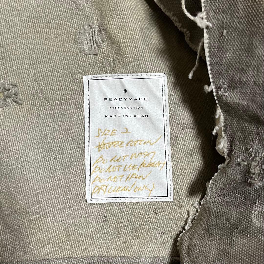 【READYMADE】ダブルライダースジャケット