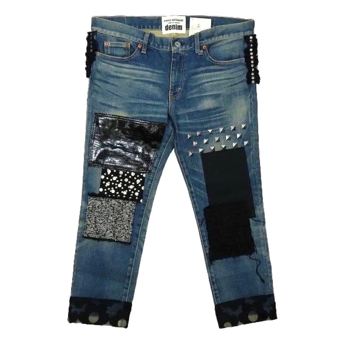 希少✨️ JUNYA WATANABE 異素材 パッチワーク デニムパンツ