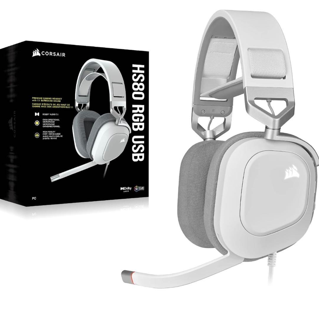 Corsair HS80 RGB USB ゲーミングヘッドセット
