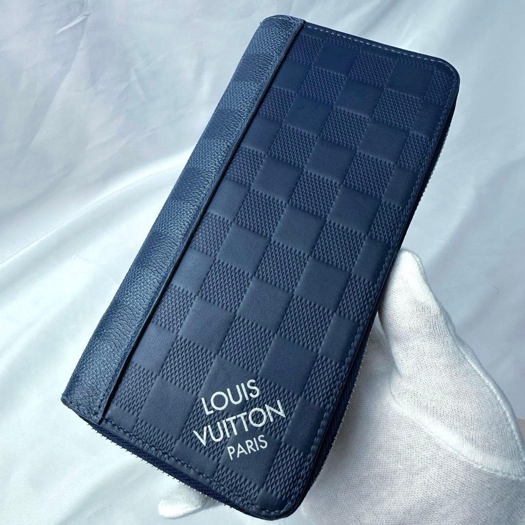 【極美品】 ルイヴィトン 長財布 ヴェルティカル ダミエ アンフィニ 付属品付