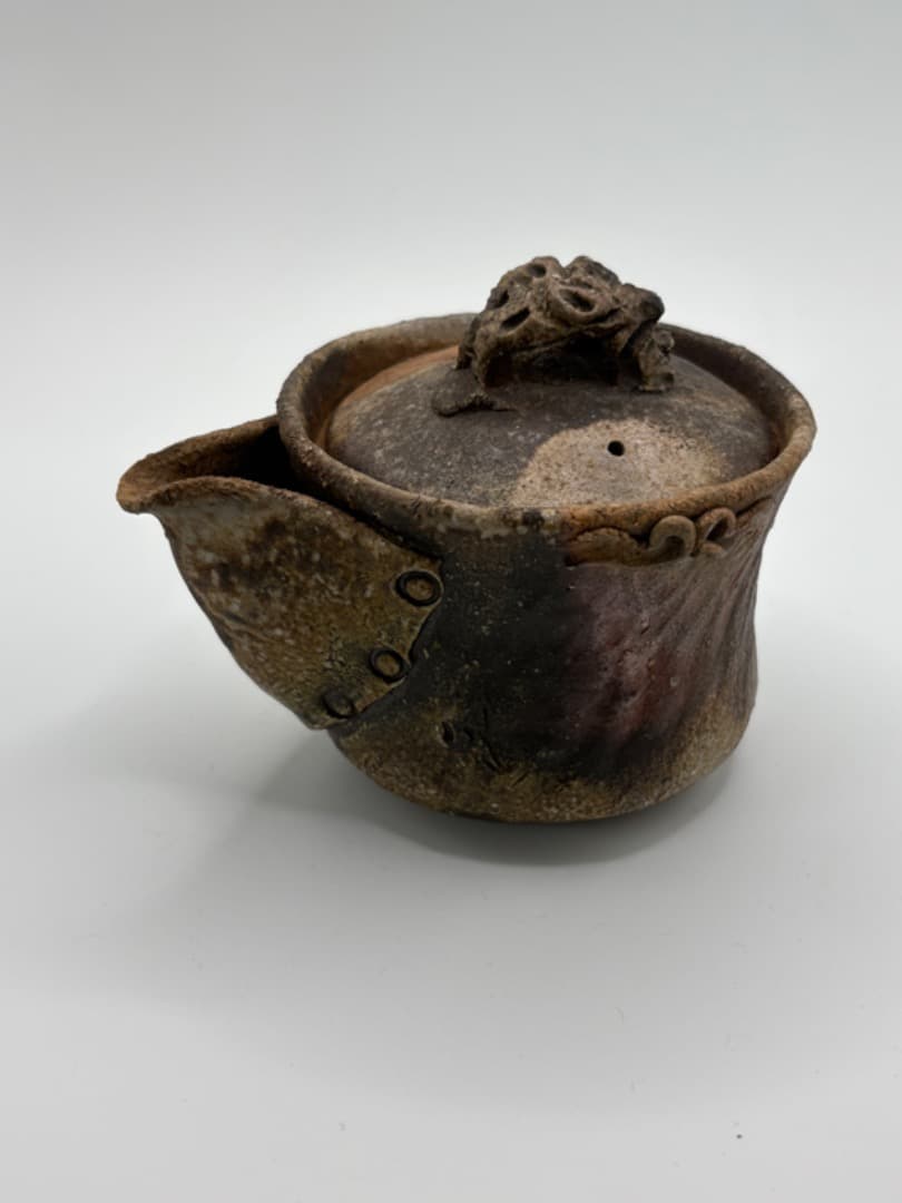 森風来　手捻り宝瓶・急須