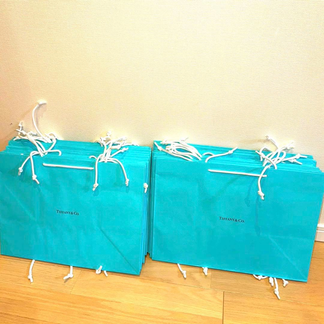現行品Tiffanyティファニー ショッパー 紙袋まとめ売り 24枚
