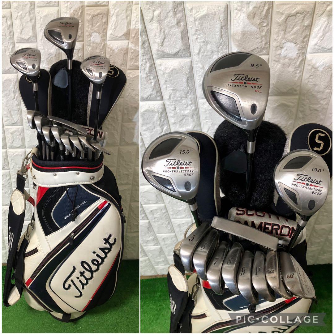 初心者おすすめ☆メンズ ゴルフクラブセット☆タイトリスト☆キャディバッグ付