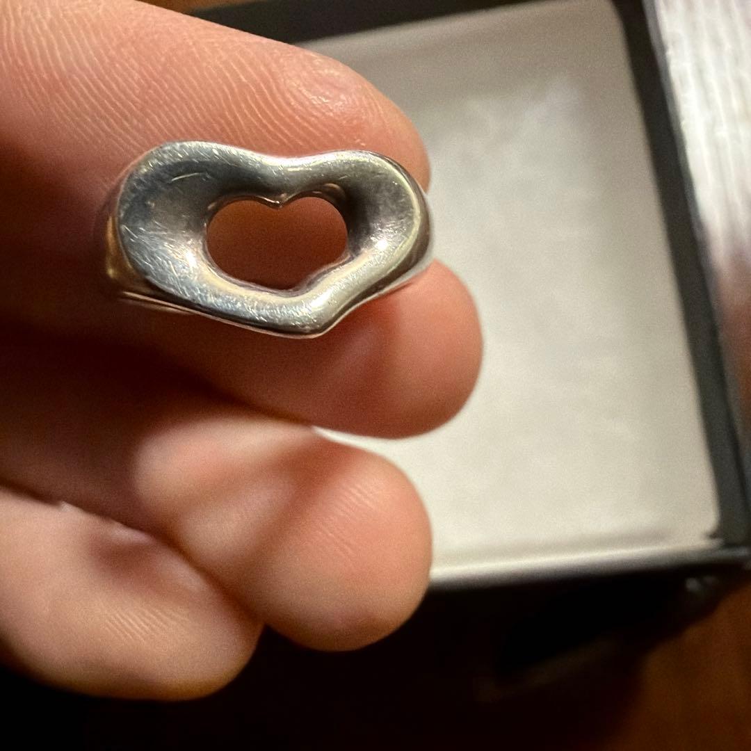 old Tiffany オープンハートリング