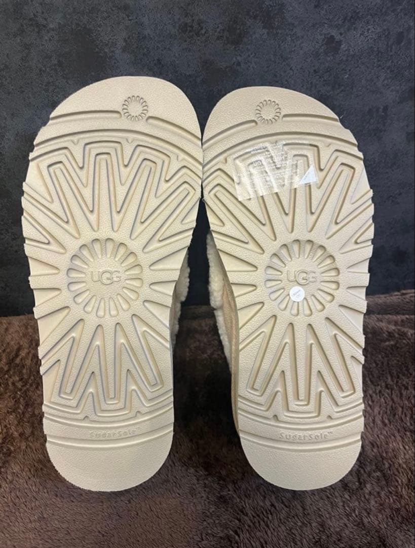 UGG アグ　ベージュ 厚底 25cm