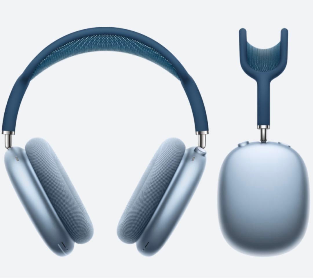 AirPods MAXブルー第二世代ケース付き