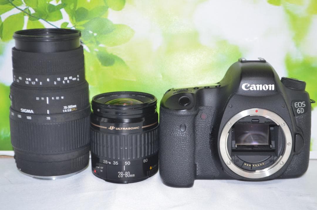 フルサイズセンサーで超高画質♪キヤノン EOS 6D ダブルズームキット♡