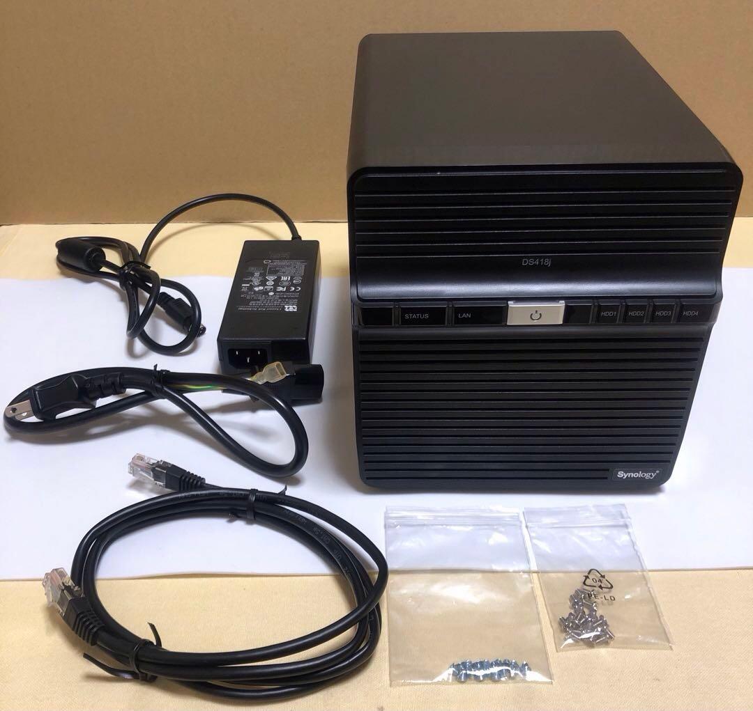 Synology DS418j NAS 4ベイ