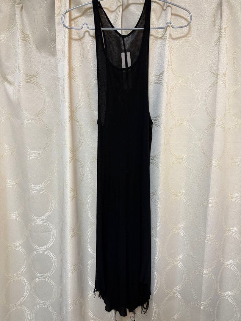 Rick Owens Basic rib tank BLACK サイズM