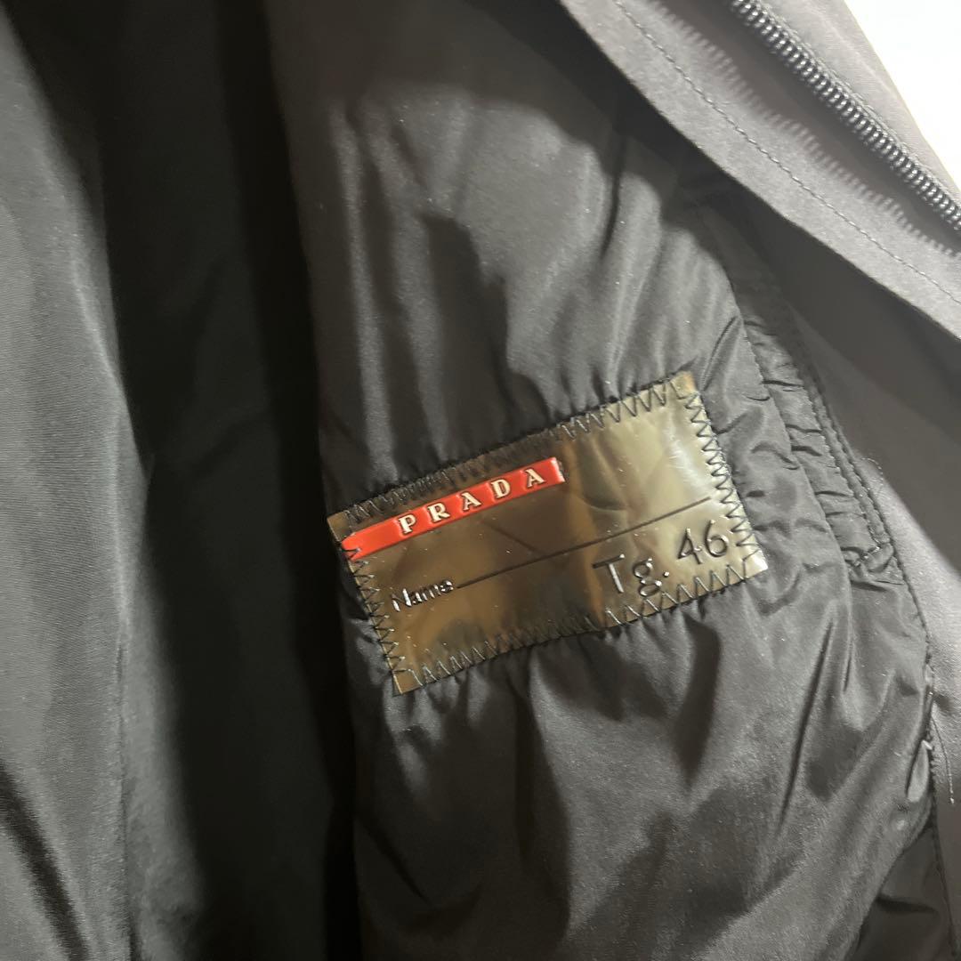 ヌ*王様 PRADA ナイロンジャケット　ダークグレー
