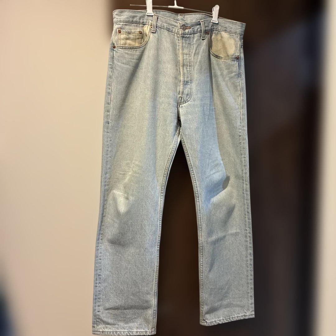 92年製 Levi's 501 USA製 アイスブルー W36 L30