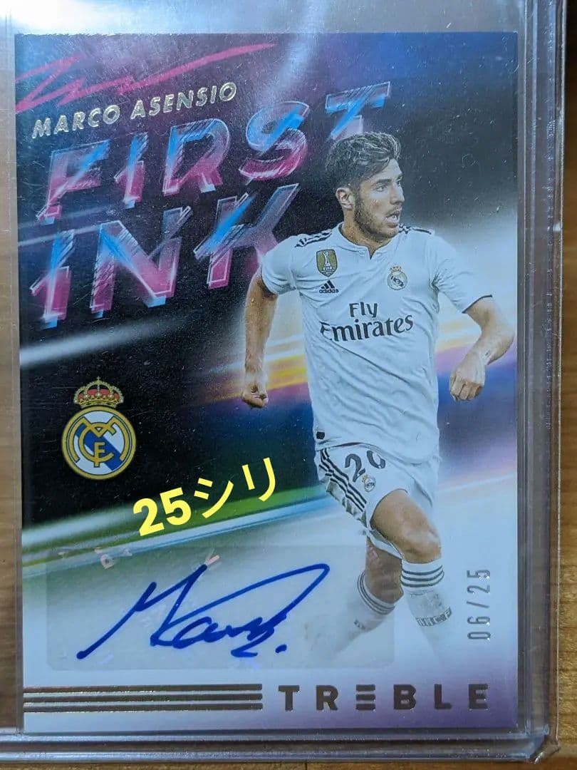 Marco Asensio PANINI 自筆 auto 25シリ アセンシオ
