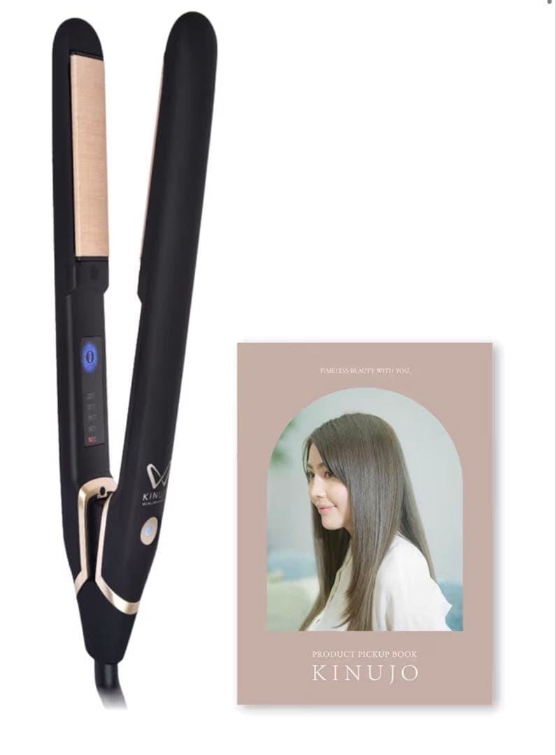 【新品】KINUJO ストレートヘアアイロン ブラック