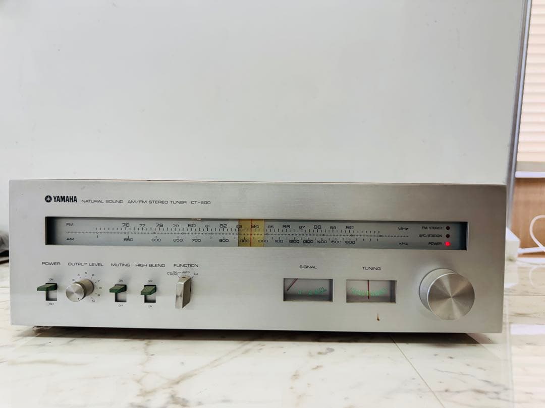 YAMAHA CT-600 FMステレオ/AMチューナー　動作品　レトロ