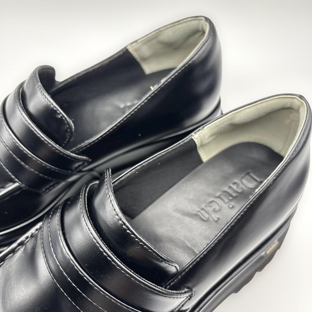 美品 プラットフォームローファー XLサイズ 革靴　Darich