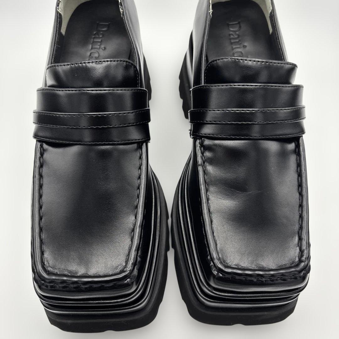 美品 プラットフォームローファー XLサイズ 革靴　Darich