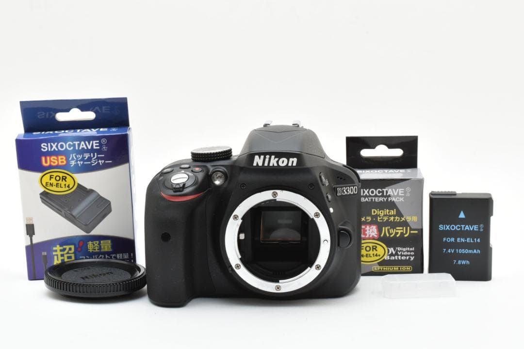 超美品 NIKON ニコン D3300 ショット枚数 196枚 M495