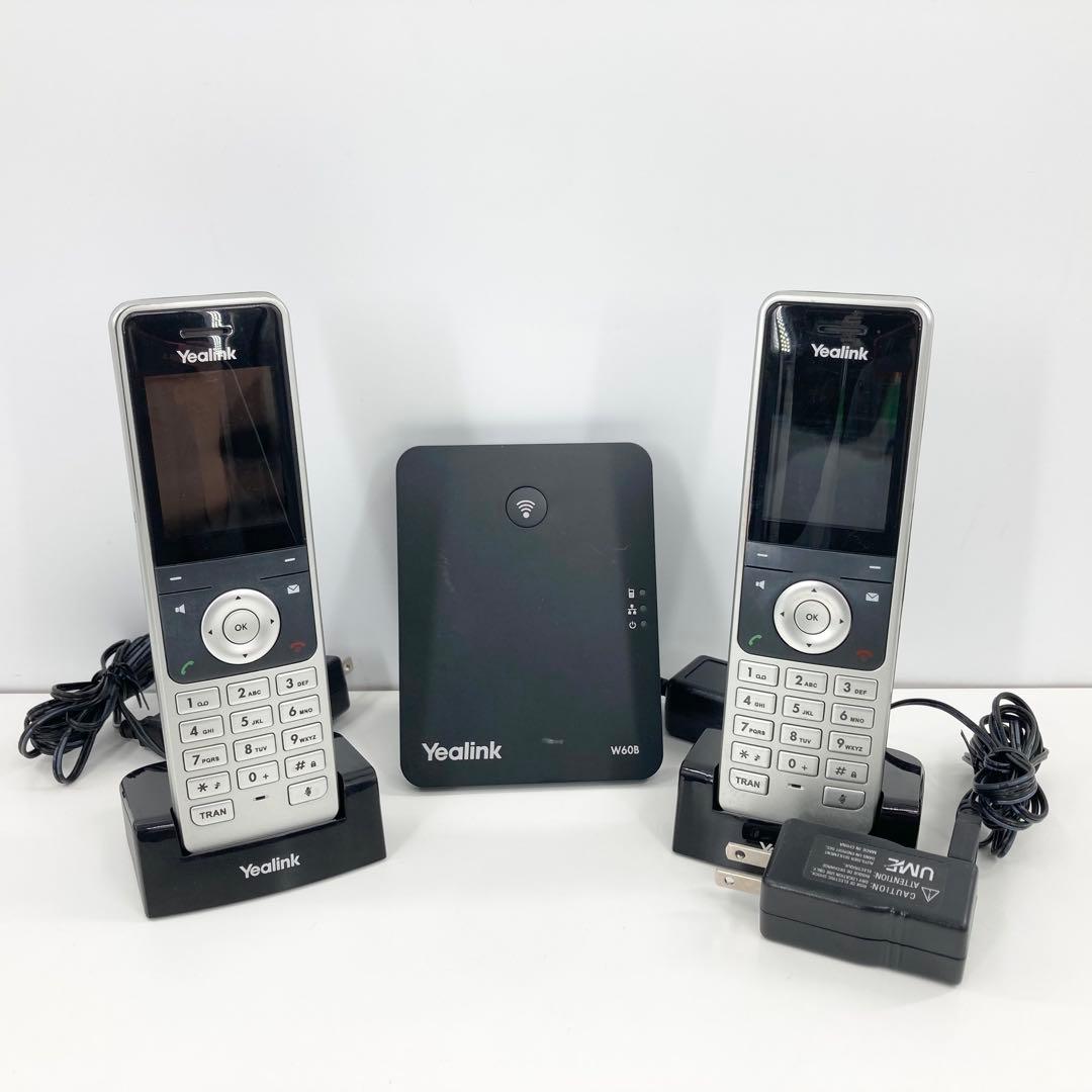 Yealink W60B DECT IPベースステーション W56Hハンドセット