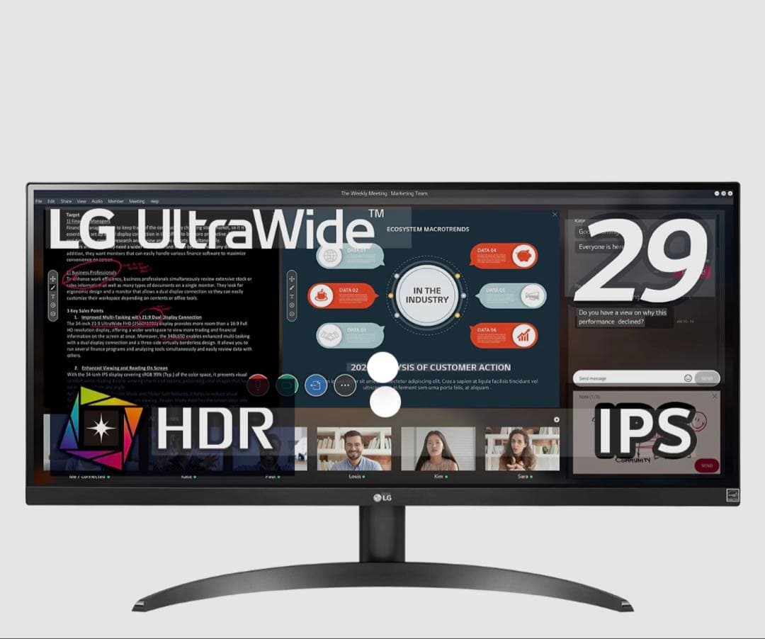 LG モニター ディスプレイ 29WP500-B 29インチ
