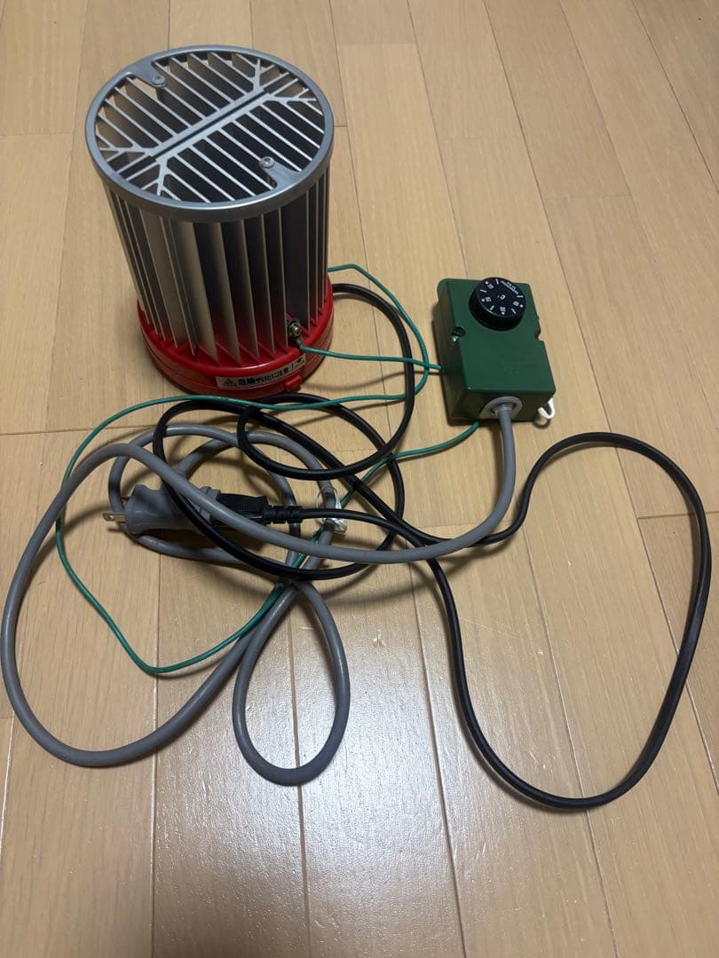 み*り様 温室用パネルヒーター 昭和精機工業㈱NS200 200W サーモスタッ