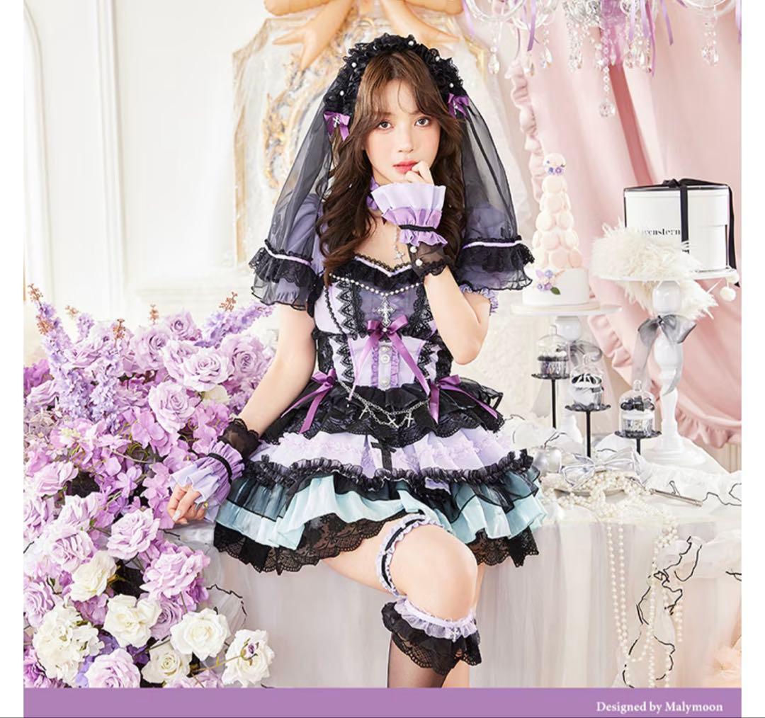 マリームーン Malymoon クロスフリルダークシスター