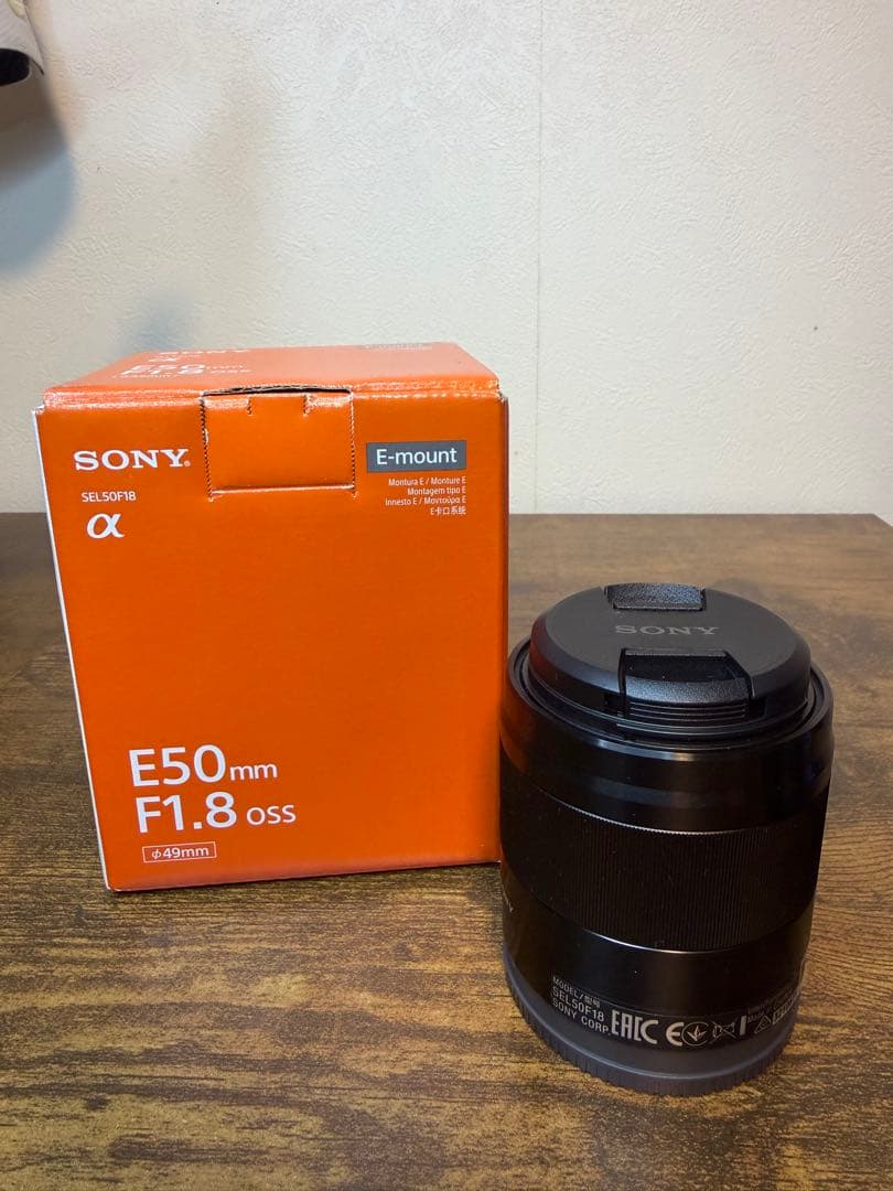 【良品】SONY E 50mm F1.8 OSS レンズ 　　　　最終値下