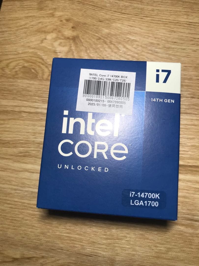 【nd0591】Intel Core i7-14700K