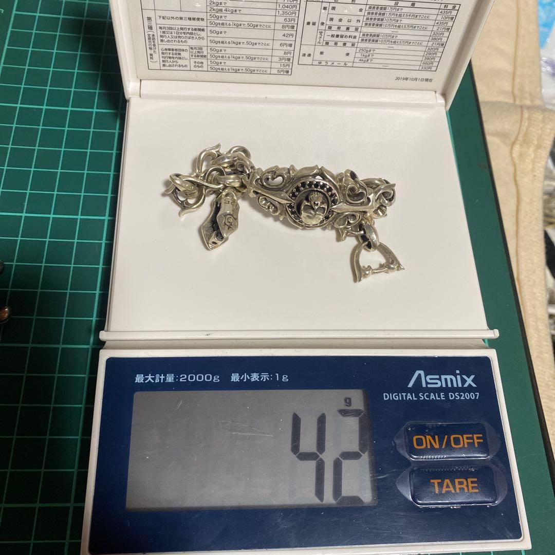 spear colle スピアコレ スカル チェーンブレスレット シルバー925