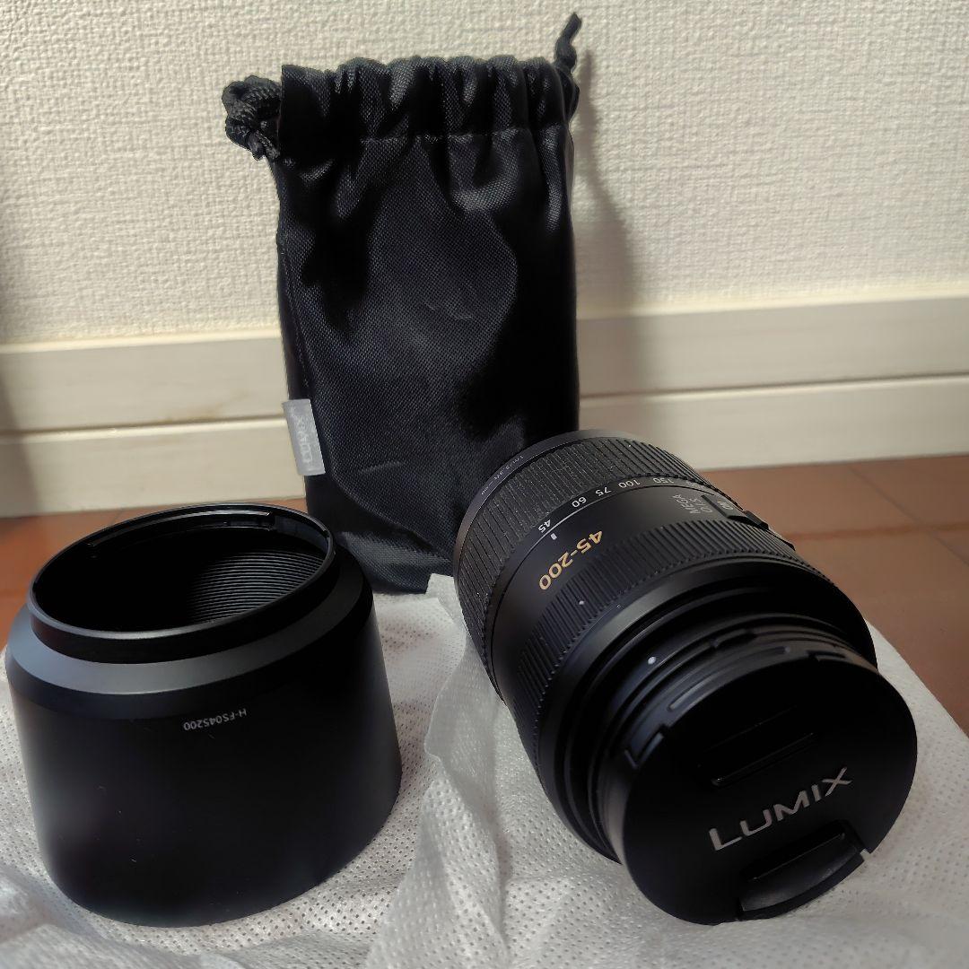 【美品】 LUMIX H-FS045200 45-200mm ズームレンズ