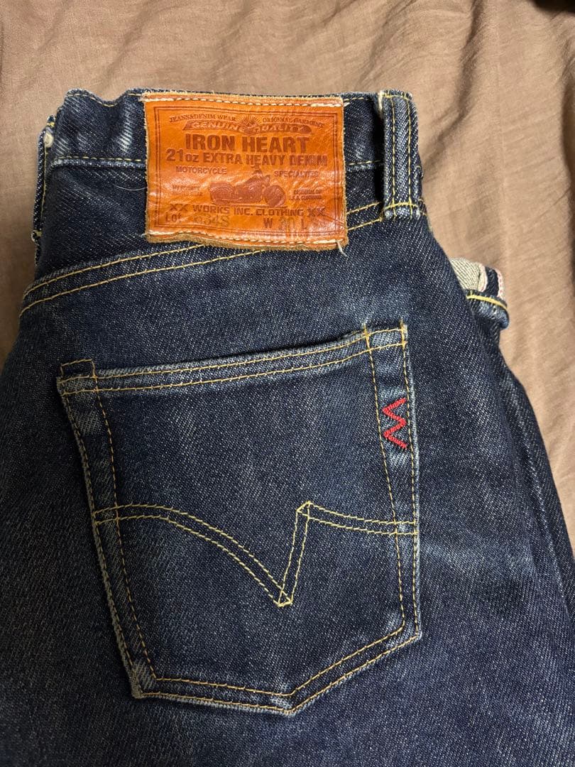 IRON HEART 21oz ストレートデニム